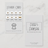 ペットグルーミングドッグポーロイヤリティ 名刺 (正面/裏面)