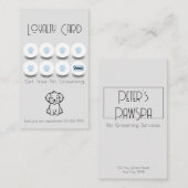 ペットグルーミングドッグポーロイヤリティ 名刺 (正面/裏面)