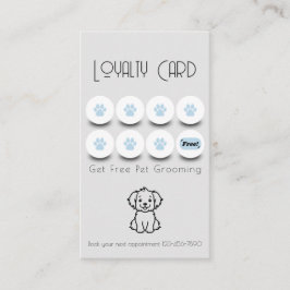 ペットグルーミングドッグポーロイヤリティ 名刺