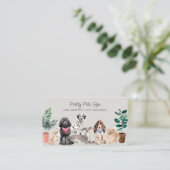 ペットグルーミングペットスパ 名刺 (スタンド正面)