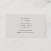 ペットグルーミングペットスパ 名刺 (裏面)