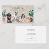 ペットグルーミングペットスパ 名刺 (正面/裏面)