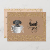 ペットグルーミング事業有難はがき ポストカード (正面/裏面)