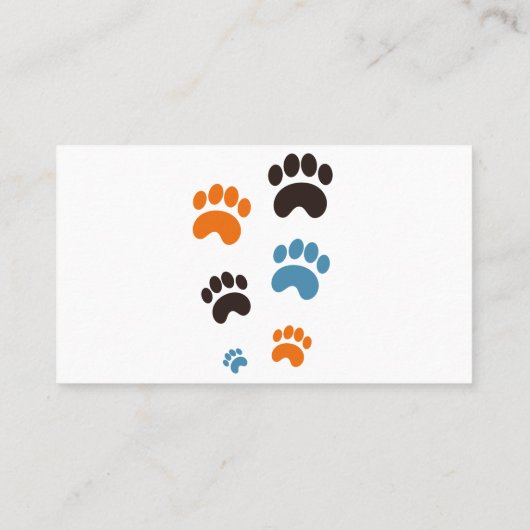 ペットグルーミング名刺用 名刺 (裏面)