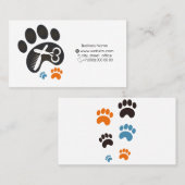 ペットグルーミング名刺用 名刺 (正面/裏面)