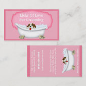 ペットグルーミング名刺 名刺 (正面/裏面)