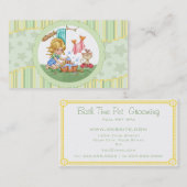 ペットグルーミング名刺 名刺 (正面/裏面)