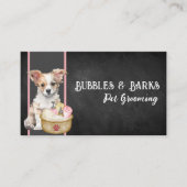 ペットグルーミング名刺 名刺 (正面)