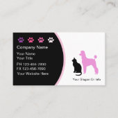 ペットグルーミング名刺（新規） 名刺 (正面)