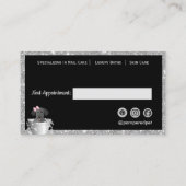 ペットグルーミング犬グリッター事業 予約カード (裏面)