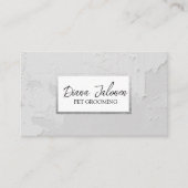 ペットグルーミング獣医師アポイントメントリマインダー 名刺 (正面)