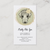 ペットグルーミング 名刺 (正面)