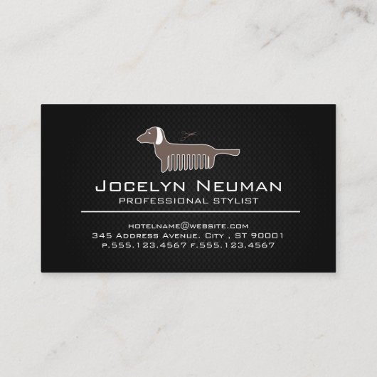 ペットグルーミング 名刺 (裏面)