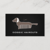 ペットグルーミング 名刺 (正面)
