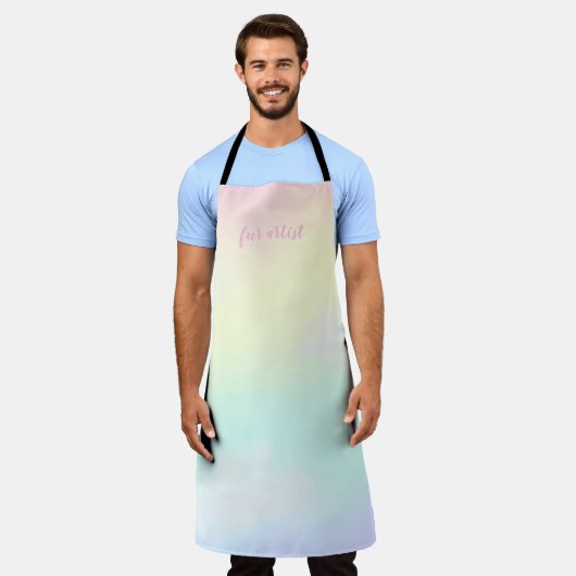 ペットグルーミング、犬グルーミングエプロン エプロン (着用した状態)