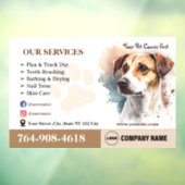 ペットケアグルーミングサービス編集可能ウィンドウの固定 ウィンドウサイン (シート3)