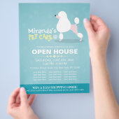 ペットケアグルーミングショップペット美しいサロンオープンハウス チラシ (手)