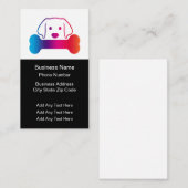 ペットケアサービス名刺デザイン 名刺 (正面/裏面)