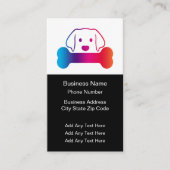 ペットケアサービス名刺デザイン 名刺 (正面)