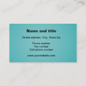 ペットケアサービス犬 名刺 (裏面)