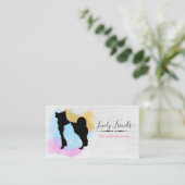 ペットケアサービス/シッティングサービス 名刺 (スタンド正面)