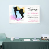 ペットケアサービス/シッティングサービス 横断幕 (トレードショー)