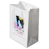 ペットケアサービス/着席サービス ミディアムペーパーバッグ (裏面アングル)