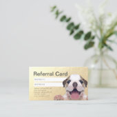 ペットケアシッティング入浴&グルーミング紹介カード 紹介カード (スタンド正面)