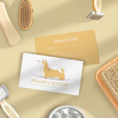 ペットケアシッティング入浴&グルーミング紹介カード 紹介カード