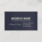 ペットケアシッティング入浴&グルーミング紹介カード 紹介カード (裏面)