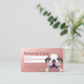 ペットケアシッティング入浴&グルーミング紹介カード 紹介カード (スタンド正面)