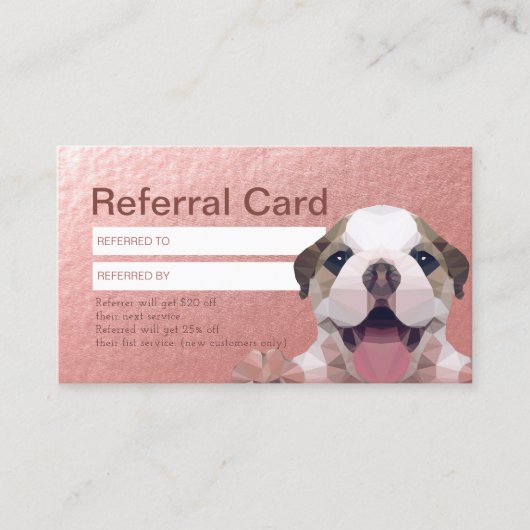 ペットケアシッティング入浴&グルーミング紹介カード 紹介カード (正面)