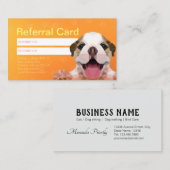 ペットケアシッティング入浴&グルーミング紹介カード 紹介カード (正面/裏面)