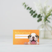 ペットケアシッティング入浴&グルーミング紹介カード 紹介カード (スタンド正面)