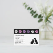 ペットケアトレンディー名刺あり 名刺 (スタンド正面)