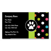 ペットケアトレンディー名刺マグネット マグネット名刺 (正面)