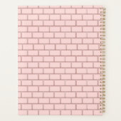 ペットケアドッググルーミング赤面ピンクアポイントメント日記 プランナー手帳 (裏面)