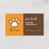 ペットケアパワプリント名刺 名刺 (正面)