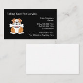 ペットケアビジネスカードシンプルデザイン 名刺 (正面/裏面)