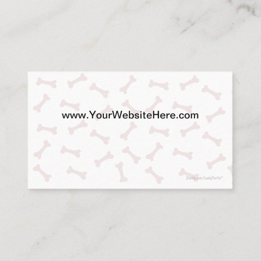 ペットケアビジネスカード新規 名刺 (裏面)