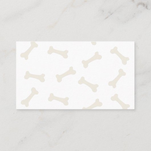 ペットケアビジネスカード新規 名刺 (裏面)