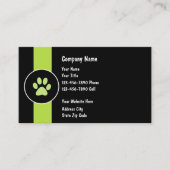 ペットケアビジネスカード 名刺 (正面)