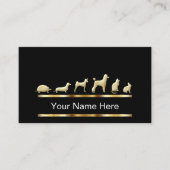 ペットケアビジネスカード 名刺 (正面)