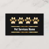 ペットケアビジネスカード 名刺 (正面)