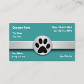 ペットケアビジネスカード 名刺 (正面)