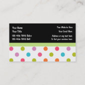 ペットケアビジネスカード 名刺 (裏面)