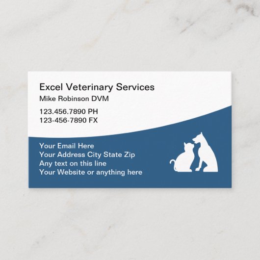 ペットケアベテリアンアポイントメント名刺 名刺 (正面)