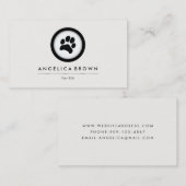 ペットケアベテリアンビジネスカード 名刺 (正面/裏面)