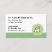 ペットケアベテリアンビジネスカード 名刺 (正面)