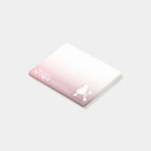 ペットケア座って愛らしい漫画の犬イラストレーション ポストイット (アングル)